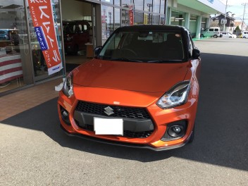 スイフトスポーツ　ご納車おめでとうございます！